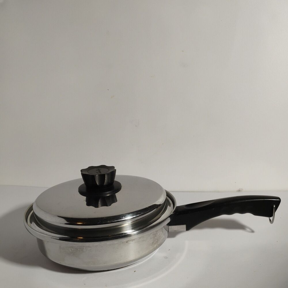 Lustre Craft Multicore 5 PLY Stainless Steel 9"-1.5 qt. Skillet Saucepan W/ Lid